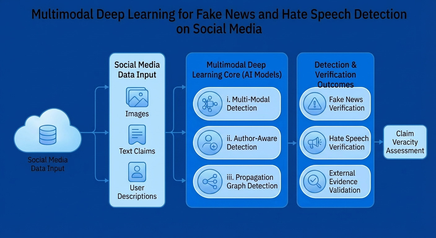Multimodal Deep Learning for Fake News and Hate Speech Detection